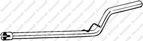 Глушник, алюм. сталь, середн. частина VOLKSWAGEN CADDY III 1.9 TDi (02/04-) (800-001) BOSAL 800001