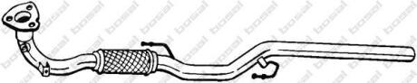 Глушник, алюм. сталь, передня частина VW POLO 01-06 BOSAL 823633