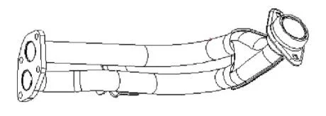 Труба з\'єднувальна вихлопної системи BOSAL BS 700-243