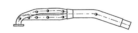 Труба з\'єднувальна вихлопної системи BOSAL BS 765-749