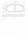 Колодки гальмівні дискові DAIHATSU Rocky/Rugger \'\'F \'\'2.2-2.8 \'\'93-02 BOSCH 0986424297 (фото 1)