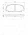 Колодки гальмівні дискові DAIHATSU Rocky/Rugger \'\'F \'\'2.2-2.8 \'\'93-02 BOSCH 0986424297 (фото 1)