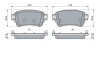 Гальмівні колодки дискові BOSCH 0 986 424 437 (фото 8)
