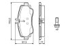 ГАЛЬМІВНІ КОЛОДКИ, ДИСКОВІ BOSCH 0 986 424 470 (фото 2)