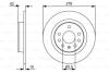Диск гальмівний CHEVROLET/OPEL Astra/Zafira/ \&#039;\&#039;R \&#039;\&#039;1.6-2.2 \&#039;\&#039;04-15 BOSCH 0986479515 (фото 1)