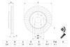 A_Диск галмівний OPEL/SAAB Insignia/9-5 &quot;F &quot;08&gt;&gt; BOSCH 0986479543 (фото 5)