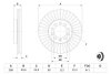 Диск гальмівний SEAT TOLEDO, SKODA YETI, VW GOLF VI передн. вент. BOSCH 0 986 479 939 (фото 1)
