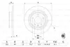 ДИСК ГАЛЬМIВНИЙ ЗАДНIЙ COATED BOSCH 0 986 479 C58 (фото 1)