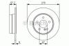 Диск гальмівний MB С (S204/W204) \'\'R PR2 BOSCH 0986479S96 (фото 1)