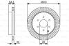 Диск гальмівний NISSAN/INFINITI Patrol/QX56/QX80 \&#039;\&#039;R \&#039;\&#039;5,6 \&#039;\&#039;10&gt;&gt; BOSCH 0986479W46 (фото 1)