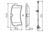 A_Колодки гальмівні дискові AUDI/ PORSCHE A8/S8/Macan \'\'R BOSCH 0986494841 (фото 1)