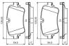 ДИСКОВI КОЛОДКИ ЗАДНI BOSCH 0 986 495 426 (фото 2)