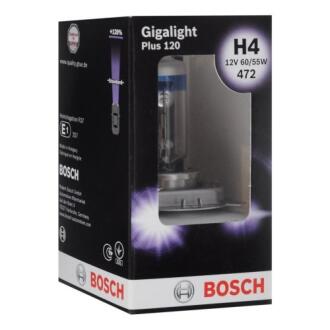 A_Лампа H4 60/55W 12V Gigalight Plus 120 бокс 1 шт. - кратн. 20 шт - НЕ постачається BOSCH 1987301160
