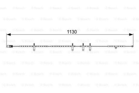 Датчик зносу гальм.колодок 1130mm MINI \'\'F \'\'1,4-1,6 \'\'01-08 BOSCH 1 987 473 016