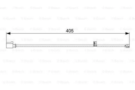 A_Датчик зношування гальм. колодок Porsche Cayenne BOSCH 1987473025