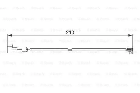 Датчик зношування гальм.колодок BOSCH 1987474520