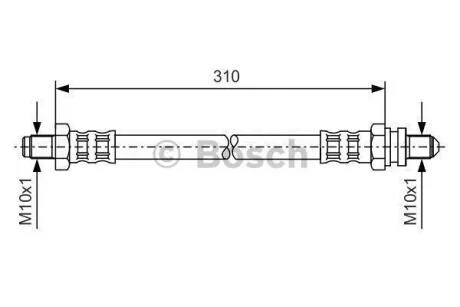 Гальмівний шланг BOSCH 1987476407