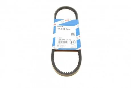 РЕМІНЬ КЛИНОВИЙ 11.5X685 BOSCH 1 987 947 778