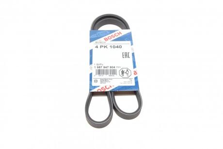 Ремінь п-клиновий 4pk1040 BOSCH 1 987 947 904