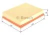 Фільтр повітряний NISSAN NAVARA NP300 2.3 dCi, 2.5 15- BOSCH F026400426 (фото 5)