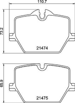 Гальмівні колодки дискові BREMBO P06 116
