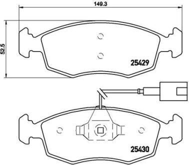 Гальмівні колодки дискові BREMBO P23 138