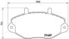 Гальмівні колодки дискові BREMBO P24 033 (фото 1)
