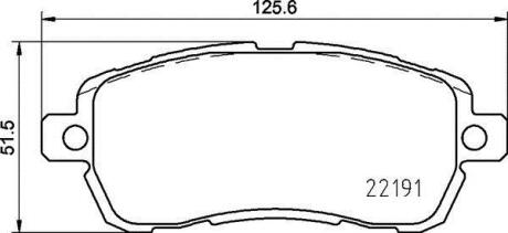 Гальмівні колодки дискові BREMBO P24 203
