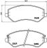 Гальмівні колодки дискові BREMBO P37 007 (фото 1)