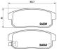 Гальмівні колодки дискові BREMBO P49 035 (фото 1)
