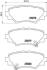 Колодка гальм. диск. Mazda3 1.5/2.0/2.2 13 задн. BREMBO P 49 049 (фото 1)