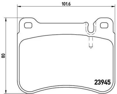 Гальмівні колодки дискові BREMBO P50 073