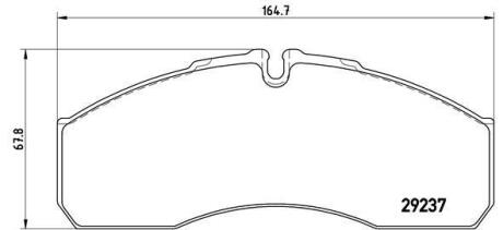 Гальмівні колодки дискові BREMBO P50 083