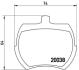 Гальмівні колодки дискові BREMBO P52 002 (фото 1)