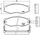 Гальмівні колодки дискові BREMBO P56 056 (фото 1)