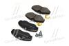 Колодка гальм. диск. OPEL VIVARO 01-, RENAULT TRAFIC 01- передн. BREMBO P 56 061 (фото 4)
