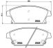 Колодка гальм. диск. CHEVROLET CRUZE 1.6-2.0CDI 05/09 - передн. BREMBO P 59 077 (фото 1)