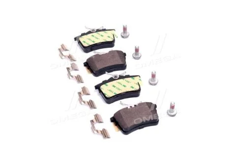 Колодка гальм. диск. CITROEN BERLINGO 08-; PEUGEOT PARTNER08-,308 SW 07- задн. BREMBO P 61 084