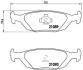 Гальмівні колодки дискові BREMBO P71 003 (фото 1)