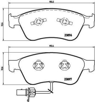 Гальмівні колодки дискові BREMBO P85 102