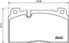 Гальмівні колодки дискові BREMBO P85 133 (фото 1)