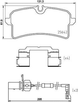Гальмівні колодки дискові BREMBO P85 151
