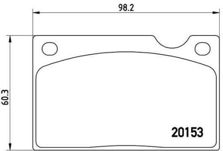 Гальмівні колодки дискові BREMBO P86 003