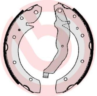 Гальмівні колодки барабанні BREMBO S06 506