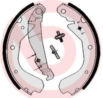 Гальмівні колодки барабанні BREMBO S59 509