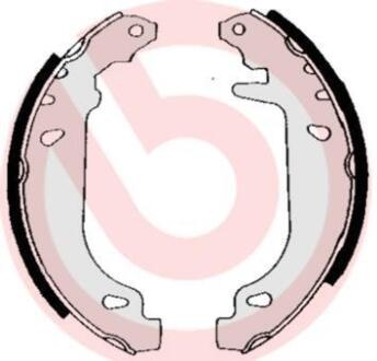 Гальмівні колодки барабанні BREMBO S68 520