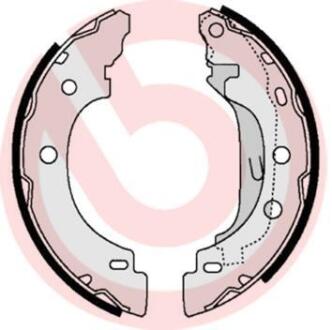 Гальмівні колодки барабанні BREMBO S68 523