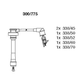 A_К-кт проводiв MITSUBISHI Galant "2,5 "96-04 BREMI 300/775