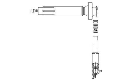 A_Провід високовольтний SUBARU Forester/Impreza/Legacy/Outback "2,0-2,5 "98-09 "(3-цил) BREMI 3A59E45