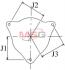Генератор SMART Fortwo/Roadster/Cabrio/City-coupe &quot;0,6-0,7&quot; 00-07 CARGO 112384 (фото 4)